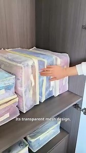 Tidy Closet, Clear Mind! 👚✨ Organize in style with See-Through Closet Organizer Storage Bags—keep sweaters, blankets, or seasonal clothes dust-free while seeing everything at a glance! 🧳👀 ✅ Thick PVC material – sturdy, waterproof, and reusable ✅ Double-zipper design – secure closure, easy access ✅ 5 versatile sizes – stackable and space-saving Free 1-2 Day Delivery and Pay Cash on Delivery all over the UAE!🇦🇪 Click "Shop Now" to Order! | BlissMart UAE