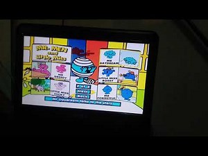 mr men & little miss mr bump goes on a trip plus 12 other stories DVD menu walkthrough
