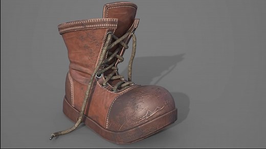 Maya教程：如何制作一只高精度模型的靴子