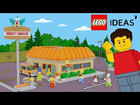 LEGO The Simpsons - Krusty Burger (Up on LEGO Ideas!)