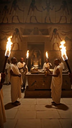 Mummification of the Pharaoh was a holy and long process