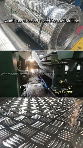 Aluminum Checker Plate Production Line