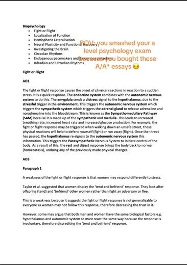 Boost Your A Level Psychology Exam Success