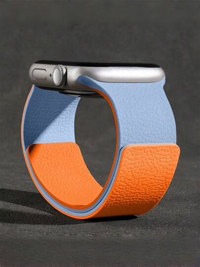 Silikonowy, magnetyczny pasek do zegarka z wzorem liczi, unisex, kompatybilny z Apple Watch, pasuje do modeli o rozmiarach 42 mm, 38 mm, 40 mm, 41 mm, 44 mm, 45 mm, 46 mm i 49 mm. Modny i elegancki pasek zamienny do zegarka, kompatybilny z modelami Series Ultra2, Ultra SE2, SE 11, 10, 9, 8, 7, 6, 5, 4, 3, 2 i 1. | SHEIN