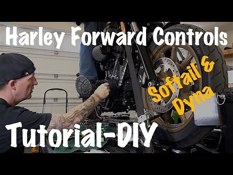 Install Forward Control Pegs, Brake Pedal, Shifter on Harley Softail & Dyna-DIY