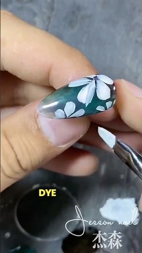 Hand-Painted Floral Nails 🌸 Elegant Flower Nail Art Tutorial