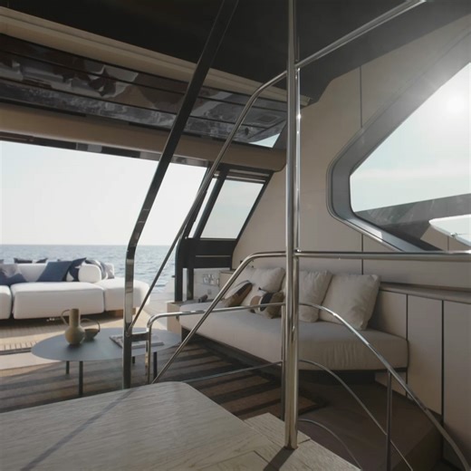 10K views · 921 reactions | The SP92 seamlessly blends minimalist elegance with practical functionality. Natural light floods the interior spaces, crafting a warm and inviting ambiance. Lissoni & Partners Zuccon International Project | Sanlorenzo Yacht | Facebook
