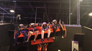 This place is freaking awesome! We are live from Allegiant nonstop for our first Mojo in the Morning Town Tour. What's your favorite arcade game? | Mojo In The Morning