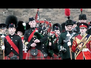Pipes and Drums and Massed Military Bands Beating Retreat Edinburgh Castle 2025- 2