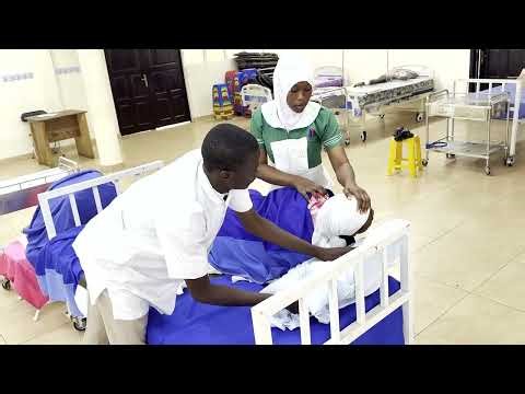 NMC OSCE Full Procedure: Changing of Bottom Sheet from Side to Side