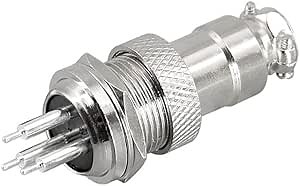 GX16 3 Pins Panel Metal Mount Circular Metal Aviation Connector Adapter Male Female Plug Socket