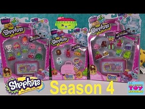 Shopkins Season 4 NEW Ones For Our Collection? | Unboxing 12 & 5 Packs | PSToyReviews
