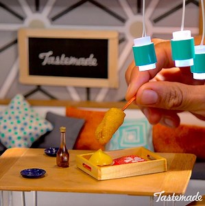 2.8M views · 9.7K reactions | How To Make Tiny Corn Dogs | Tastemade | Facebook