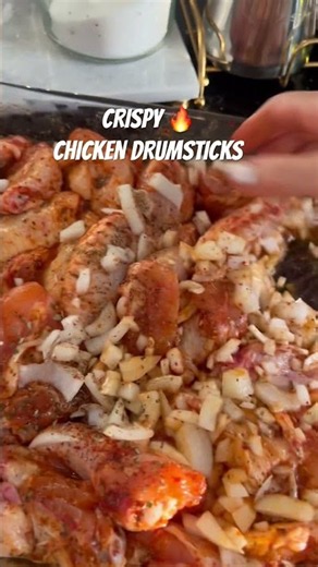 The Best Oven Baked Chicken Drumsticks | Crispy Outside, Juicy Inside! 🍗