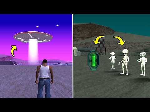 How to Find UFO and Aliens in GTA San Andreas!