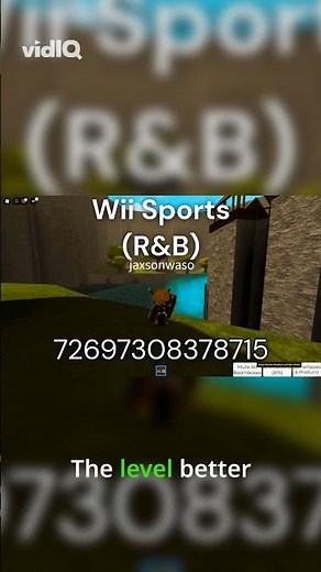 Wii Sports ROBLOX ID (WORKING)… #shorts #nintendo