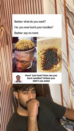 How? Just how? How can you burn noodles? Unless you didn’t use water