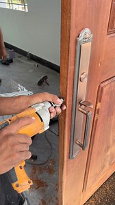 391K views · 1.7K reactions | Techniques and Skills To Install Wood Door Lock | Daily Works CVR | Facebook