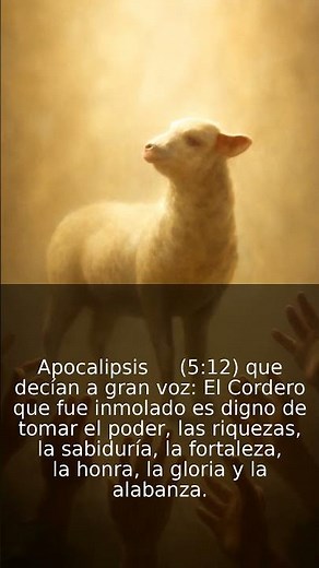 Apocalipsis (5:12) que decían...