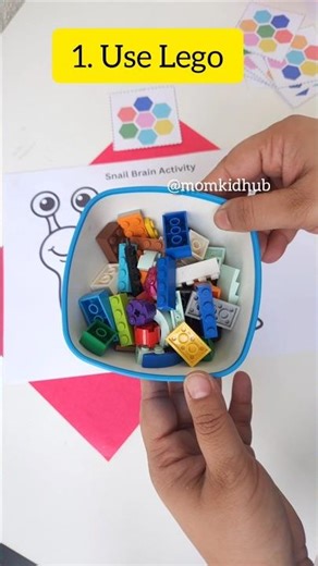 1 Activity 3 Ways/ Brain Activity With Color Coding: Perfect For Preschoolers #kidsactivities