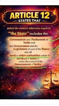 Article 12 in simple words #upsc#shortsfeed #shortsviral
