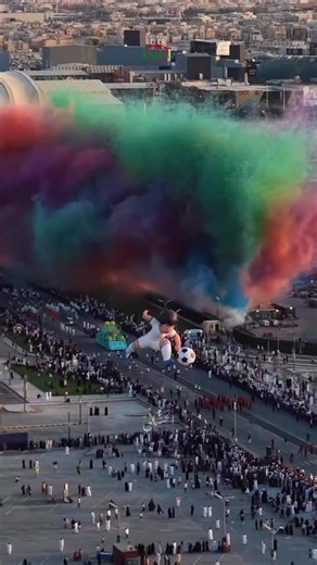 Riyadh made history last night with the grand opening of #RiyadhSeason2025 — a spectacular parade filled with dazzling lights, global performances, and giant New York-style balloons lighting up the Saudi sky! 🌟 The city once again proves it’s a world-class hub for entertainment, culture, and joy. 💫 🇸🇦 Arabic: الرياض صنعت التاريخ الليلة الماضية في الافتتاح الأسطوري لـ #موسم_الرياض_2025 🎉 مسيرة مذهلة بالأضواء والعروض العالمية وبالونات عملاقة تزيّن سماء السعودية! 🌟 الرياض تؤكد مجددًا أنها عاص