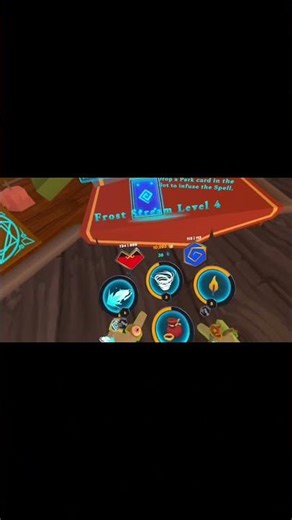 I got level 4 Ice beam and level 6 fie sword #vr #wizherd