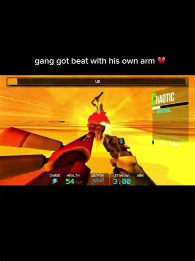 lil bro got killed with his own arm 🥀 #ultrakill #memes