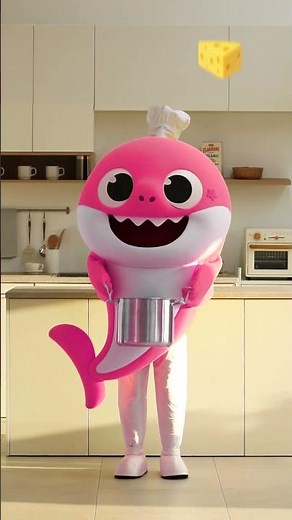Il Bimbo Squalo cucina con tutti i colori 🌈🍳 #babyshark