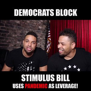 804K views · 9.4K reactions | DEMOCRATS BLOCK STIMULUS BILL USES PANDEMIC AS LEVERAGE! | The Hodgetwins | Facebook