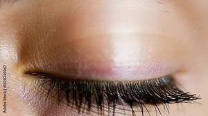 Eye Blink Close-Up Sequence: A Detailed Look at Natural Eye Movements and Expression