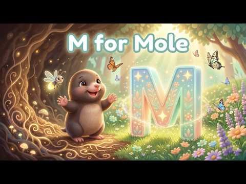 M is for Mole 🐹 | Kids Alphabet Story | Learn ABC Letters for Toddlers