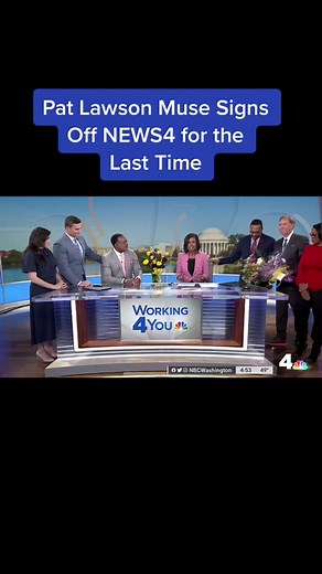 We’ll miss you, Pat! ❤️ After more than four decades at NBC4, Pat Lawson Muse is signing off to start her next chapter. #dc #washingtondc #districtofcolumbia #maryland #virginia #nbc #dmv #dmvnews