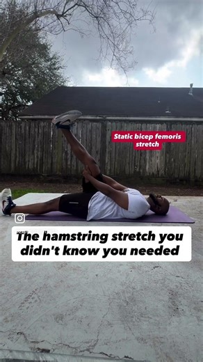 Lying Bicep Femoris (Hamstring) Stretch
