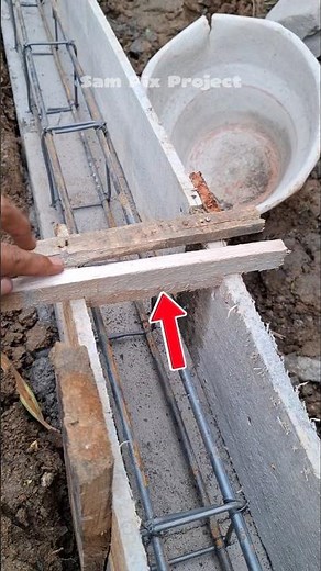 How to set the sloof board before casting