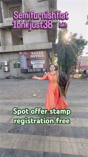 ￼Semi furnish flat just 38 lakh only near metro station call 9833142209