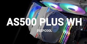 Watch DeepCool AS500 PLUS WH CPU Air Cooler Dual-Fan 220w TDP on Amazon Live