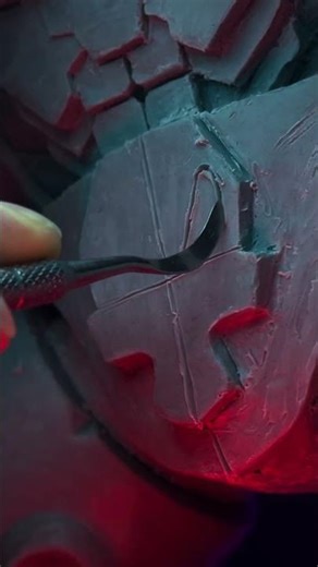 “Sculpting process. Something might appear soon… or maybe not” #sculpting #sculpture #artprocess