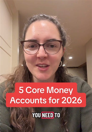 5 Core Money Accounts to Have in 2026: 1. HYSA: (high yield savings account). Great for money you want access to in 5 years or less or as an emergency fund 2. Roth IRA: 100% tax-free growth and withdrawals in retirement. The money you put in can be taken out whenever, just not the profits or dividends 3. 401k/403b/457 plan: offered by your employer. If there’s a match that’s 100% free money and return on your investment 4. HSA: health savings plan. Triple tax advantage - tax deductible contribut