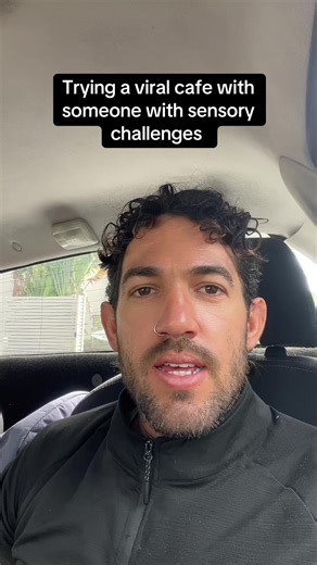 This is how I try a viral cafe with my client that has sensory challenges