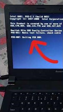 pxe mof exiting pxe rom Solution #shorts