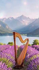 Healing Harp Music for Calm the Mind | Soothing Harp for Nervous System Reset #shorts