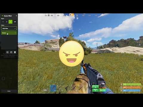 How to get a crosshair in rust NVIDIA