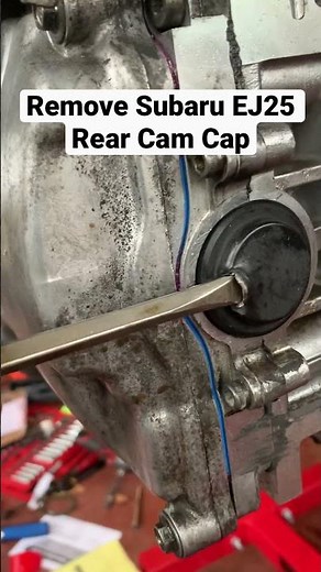 How to easily remove a Subaru Rear Cam Cap