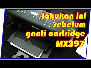 Ganti Cartridge Printer Infus Canon MX397 - PG-740 Black Hitam