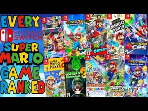 Ranking EVERY Mario Game On Switch From WORST TO BEST (Top 15 Games)