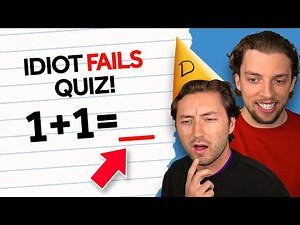 I Challenged My Friend To Beat The World's Easiest Test. (ONLY Idiots Fail)