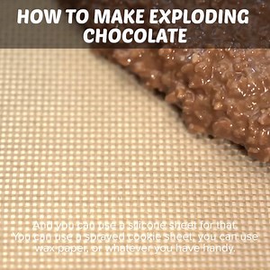 4.9K views · 11 reactions | Can't get fireworks? No problem –– add exploding chocolate to your dessert menu and watch your party go wild.  | Food IQ | Facebook