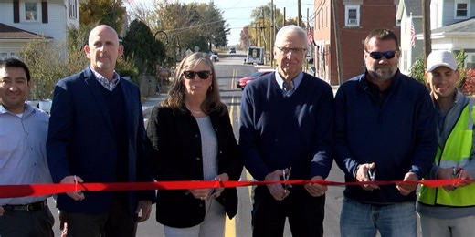 Ribbon-cutting ceremony celebrates reopening of Arcola Rd.