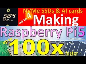 Making Raspberry Pi 5 a beast with up to 4 AI cards and/or PCIe NVMe SSD M.2 Drives (52Pi sponsored)